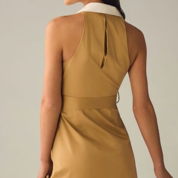 Anthropologie Hutch Sleeveless Collared Dress - Picture 2 of 6